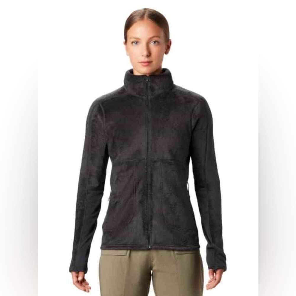 Mountain Hardwear Monkey Fleece Jacket - Women’s Small - Black